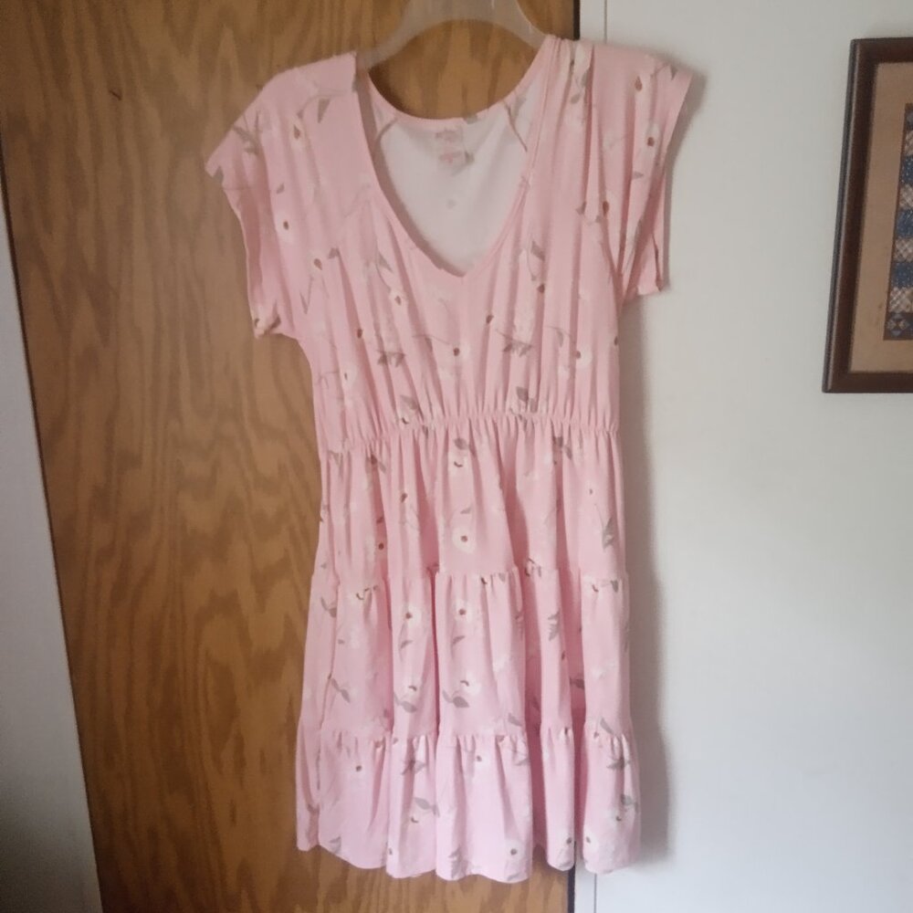Cute no boundaries pink summer dress.